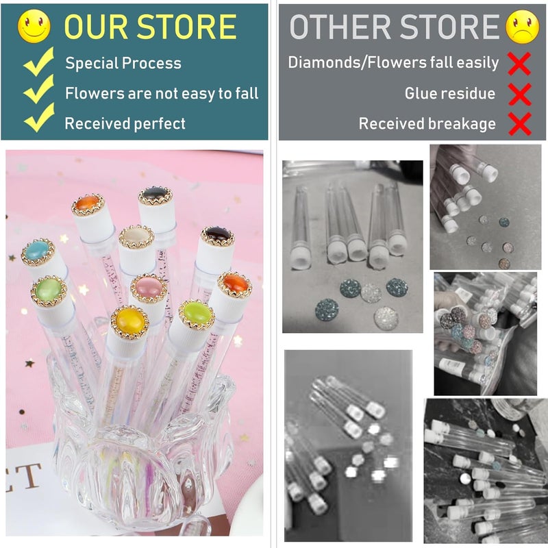 SenRocc 20pcs Mascara Wands Tube Reusable Lash Spoolies Pearl Gold Tube Eyelash Brush Tubes Spoolies Lash Extension Brushes Applicators Makeup Tools (CatE-Gold-MlX) - Image 4